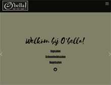 Tablet Screenshot of obella.nl